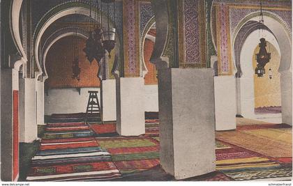 CPA AK L' Architecture arabe Mosquée Mosque Moschee مسجد Arab Arabien Arabic Tunesien تونس Tunisie Tunisia Timbre