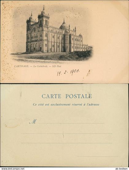 Postcard Karthago La Cathédrale. 1900 Tunesien
