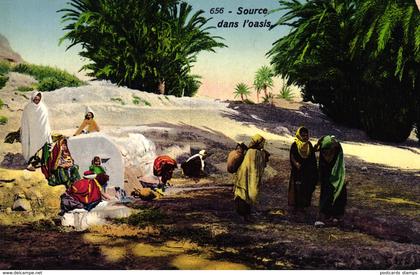 Tunesien, Source dans l` oasis, um 1910/20