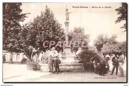 Tunisie Tunis CPA Statue de la liberte
