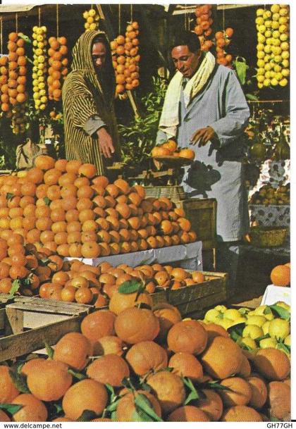 CP TUNISIE -timbrée