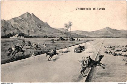 CPA  Carte Postale  Tunisie L'automobile en Tunisie  VM101025