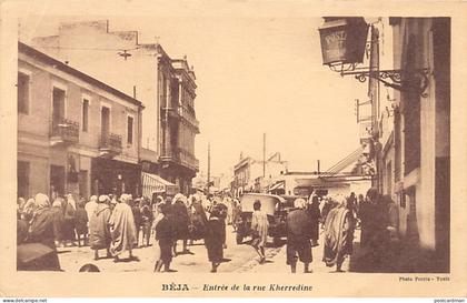 Tunisie - BÉJA - Entrée de la Rue Kherredine