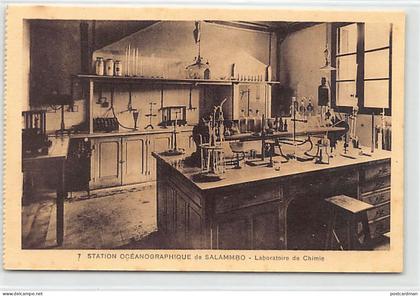 Tunisie - Station Océanographique de SALAMMBO - Laboratoire de Chimie - Ed. Station Océanographique de Salammbo