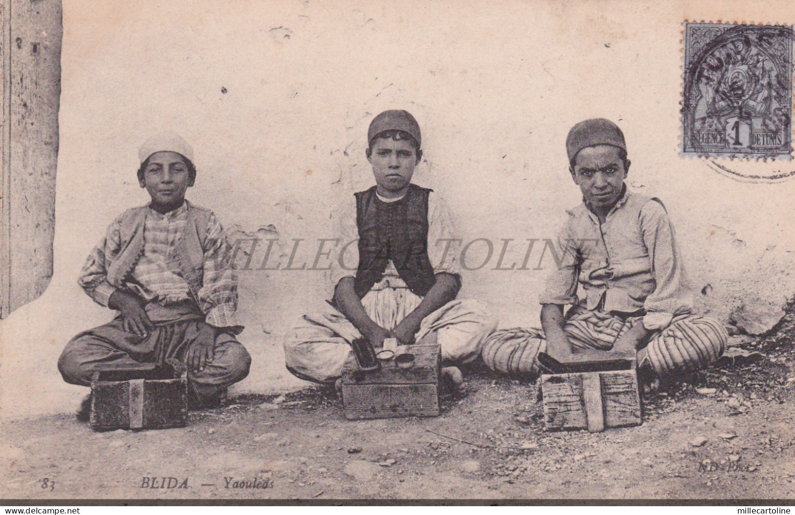 TUNISIA - Blida, Yaouleds, Postcard