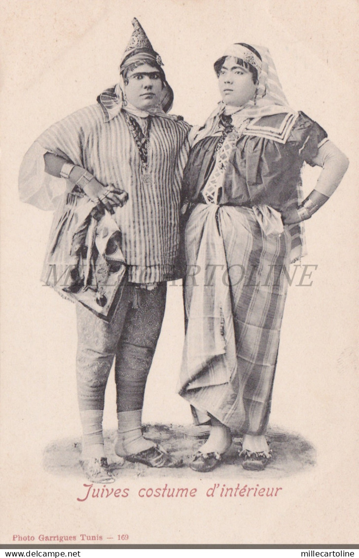 TUNISIA - Juives costume d'intérieur, Postcard