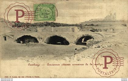 Carthage Ancienner citernes romaines de la malga  Túnez // Tunisie