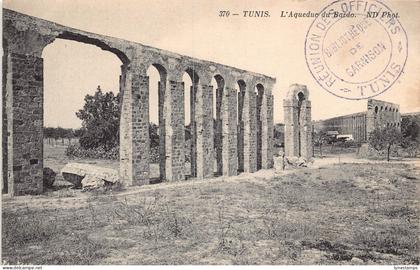 Tunisia Tunis L'Aqueduc du Barbo vintage postcard