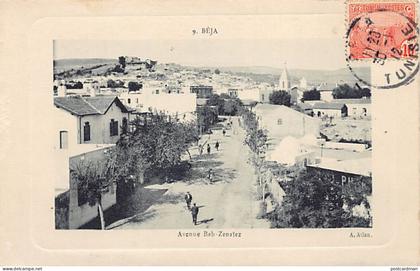 Tunisie - BÉJA - Avenue Bab-Zenaïez - Ed. A. Atlan 9