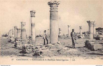Tunisie - CARTHAGE - Colonnades de la Basilique Saint-Cyprien - Ed. Lévy L.L. 57