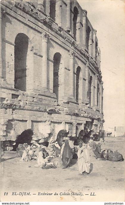 Tunisie - EL DJEM - Extérieur du Colisée - Ed. Lévy L.L. 12