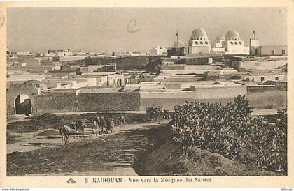 Tunisie - Kairouan - Vue vers la Mosquée des Sabres - CPA - Voir Scans Recto-Verso