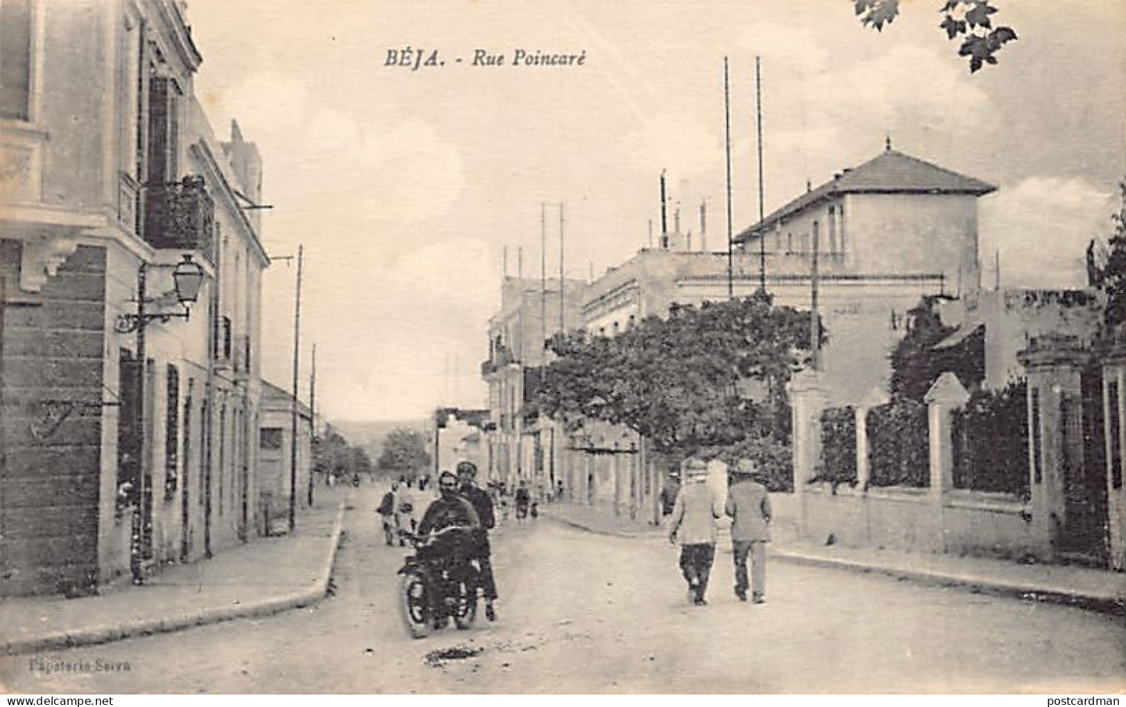 Tunisie - BÉJA - Rue Poincaré - Ed. Papeterie Serra