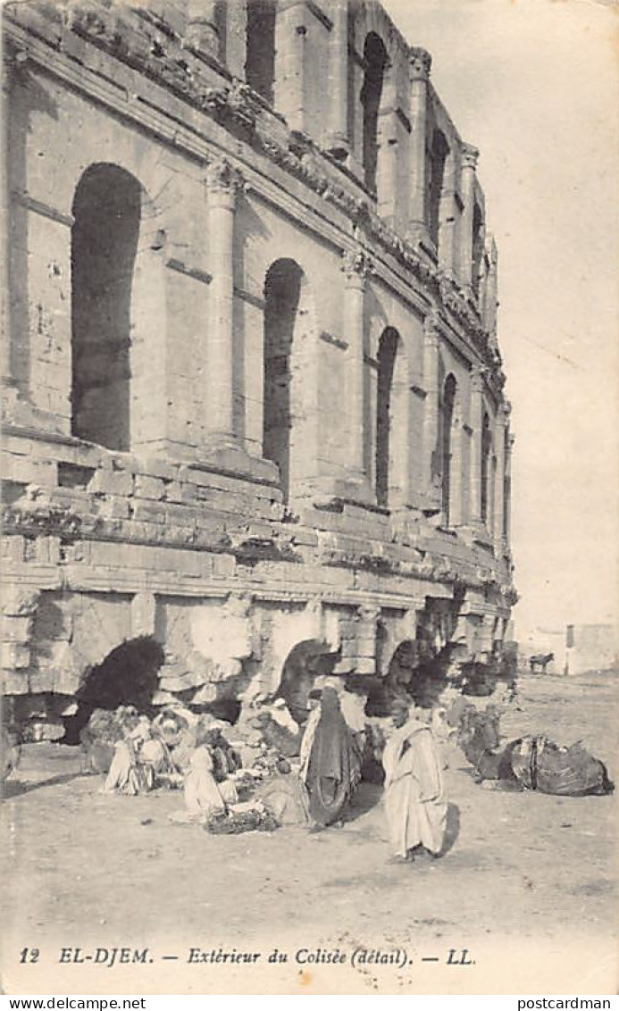 Tunisie - EL DJEM - Extérieur du Colisée - Ed. Lévy L.L. 12