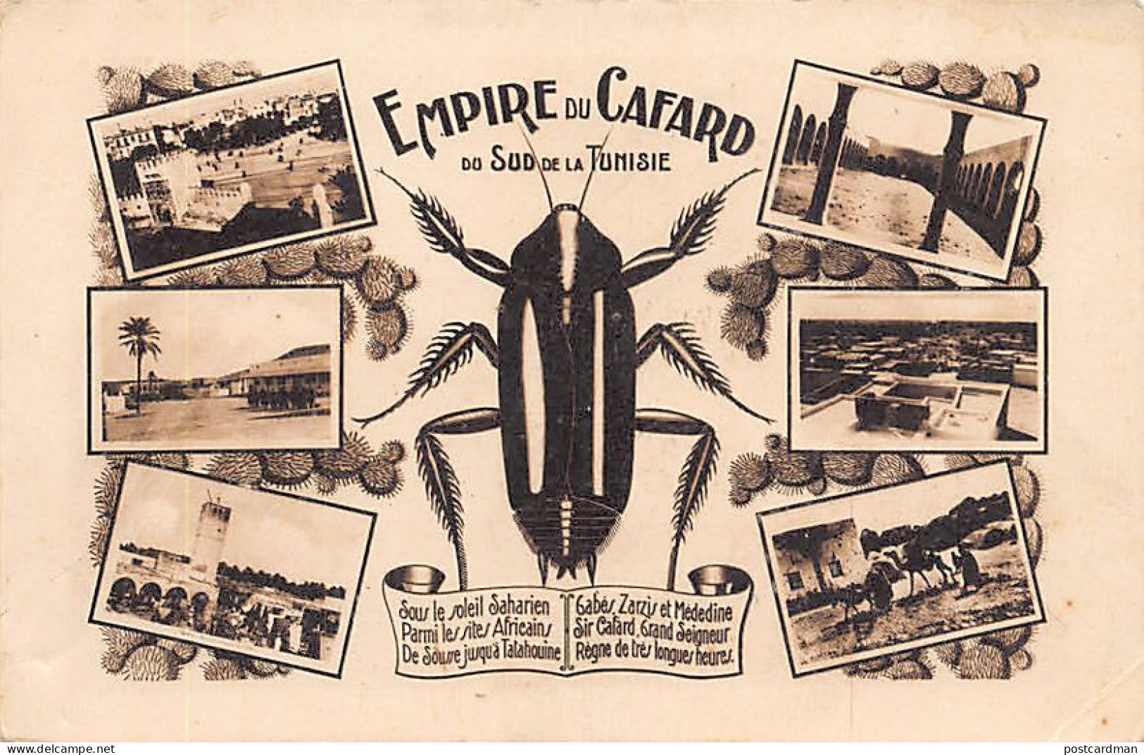 Tunisie - Empire du Cafard du Sud de la Tunisie - Ed. Ets Photo Albert