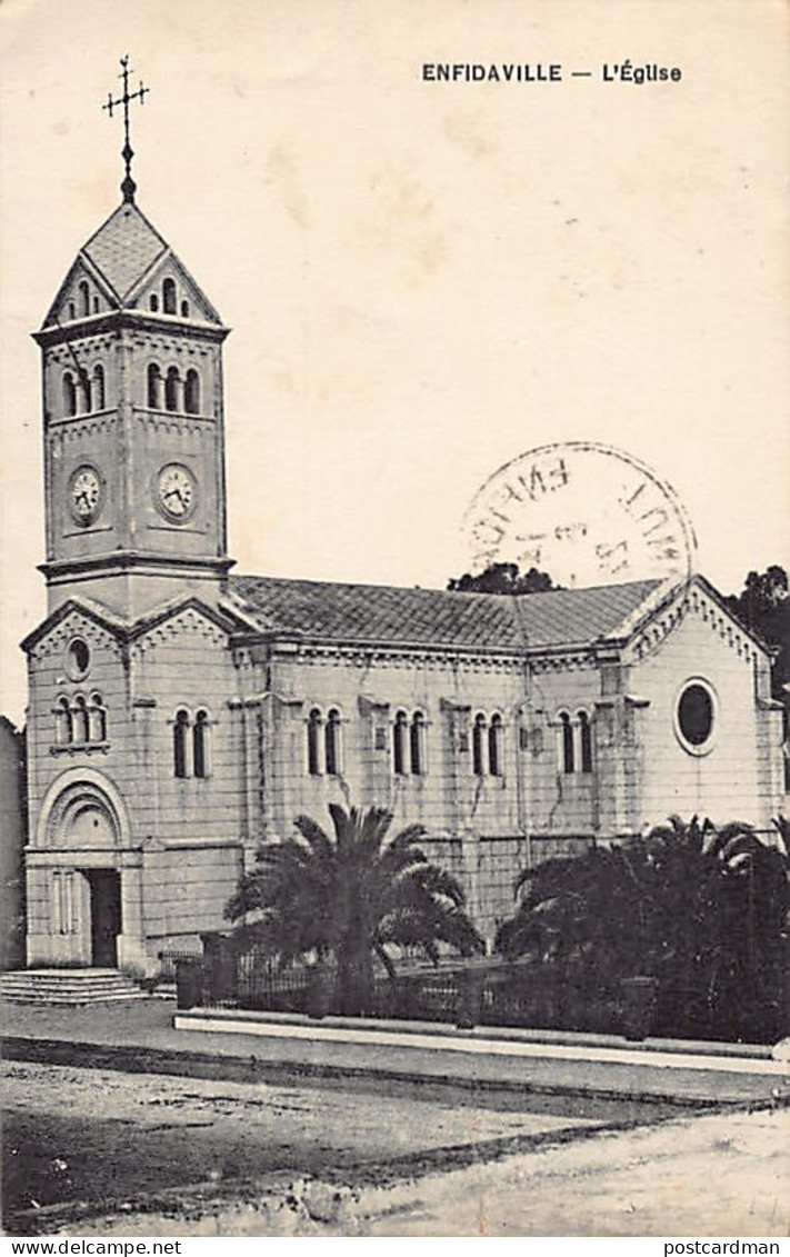 Tunisie - ENFIDAVILLE - L'église