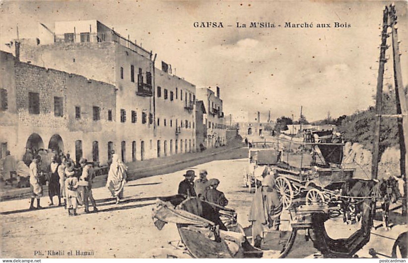 Tunisie - GAFSA - La M'Sila - Marché au bois - Ed. Ph. Khelil el Hanafi