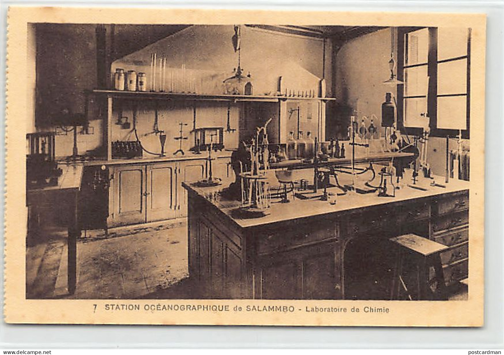 Tunisie - Station Océanographique de SALAMMBO - Laboratoire de Chimie - Ed. Station Océanographique de Salammbo
