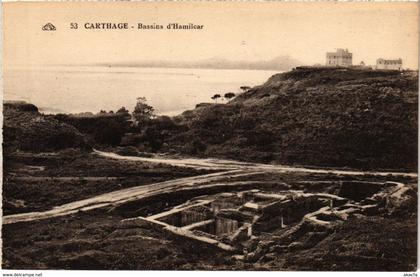 CPA AK Carthage- Bassins d'Hamilcar TUNISIE (1020041)