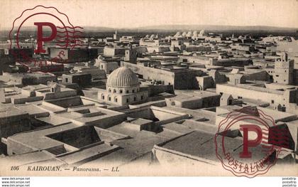 Kairouan - Panorama.  Túnez // Tunisie