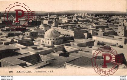 Kairouan - Panorama.  Túnez // Tunisie