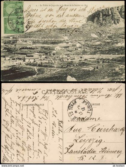 Tunesien La Table de Jugurtha et Ja Mine de la Société du Dyr 1913