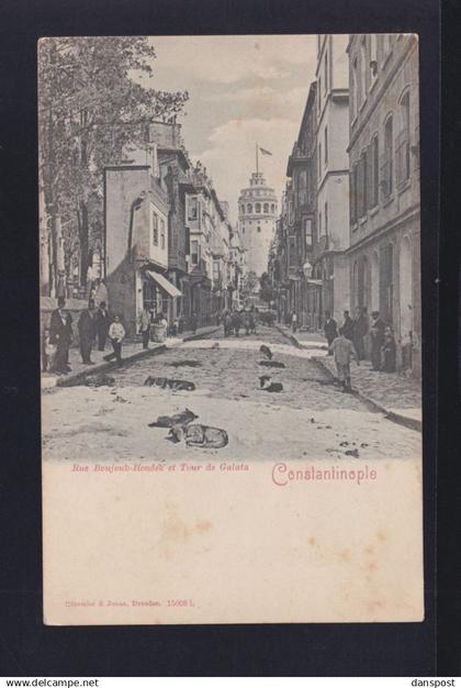 Türkei Turkey AK Constantinople Boujouk-Hendek Street