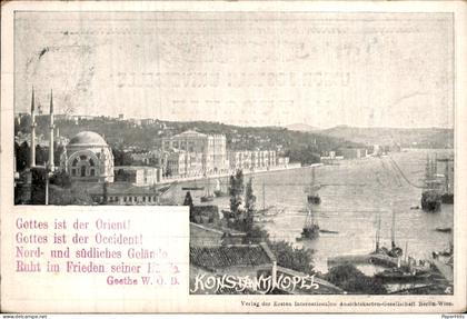 Turkije Turkey - Konstantinopel - Gottes ist der Orient!