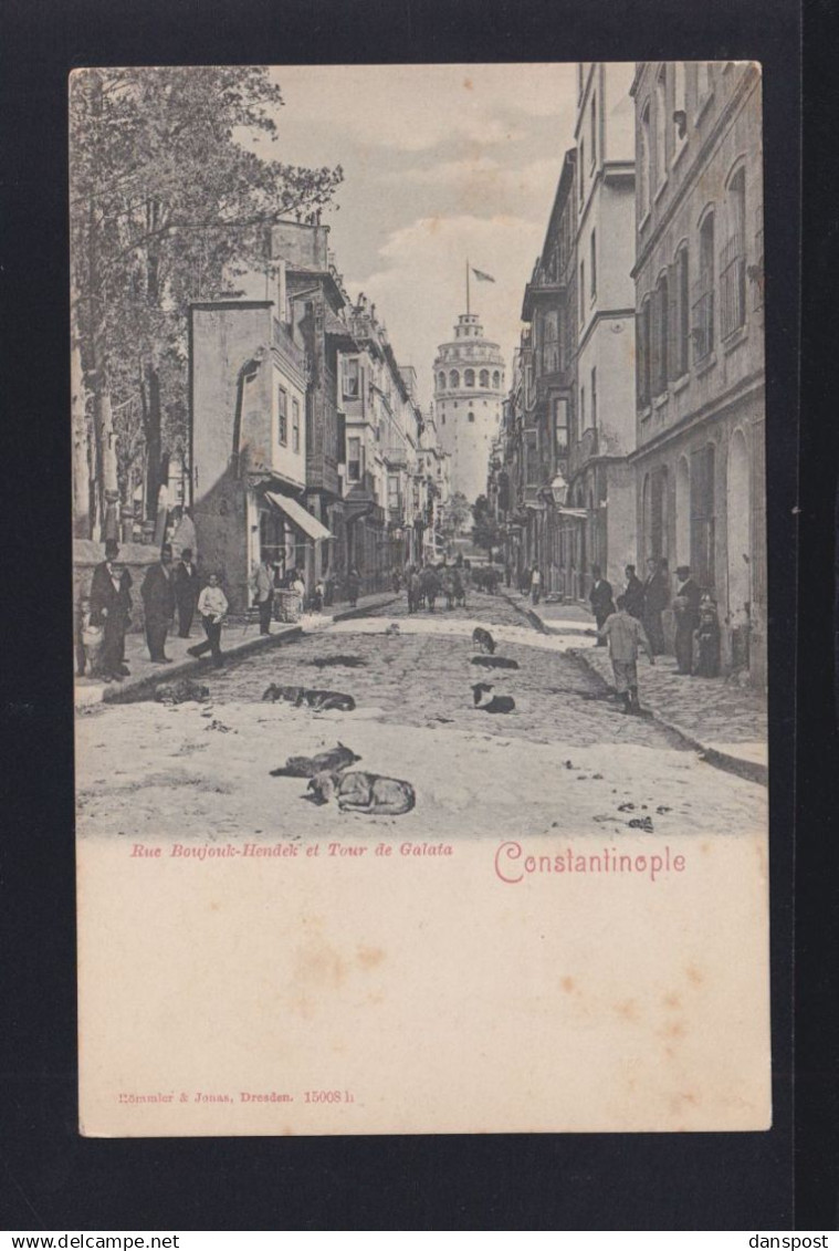 Türkei Turkey AK Constantinople Boujouk-Hendek Street