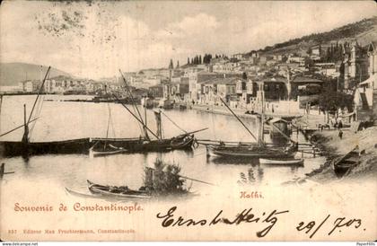 Turkije Turkey - Halki - Souvenir de Constantinople