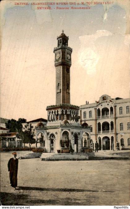 Turkije Turkey - SMYRNE - Fontaine Monumentale