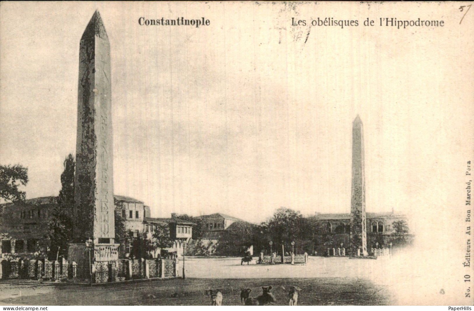 Turkije Turkey - Constantinople - Les obélisques de l'Hippodrome