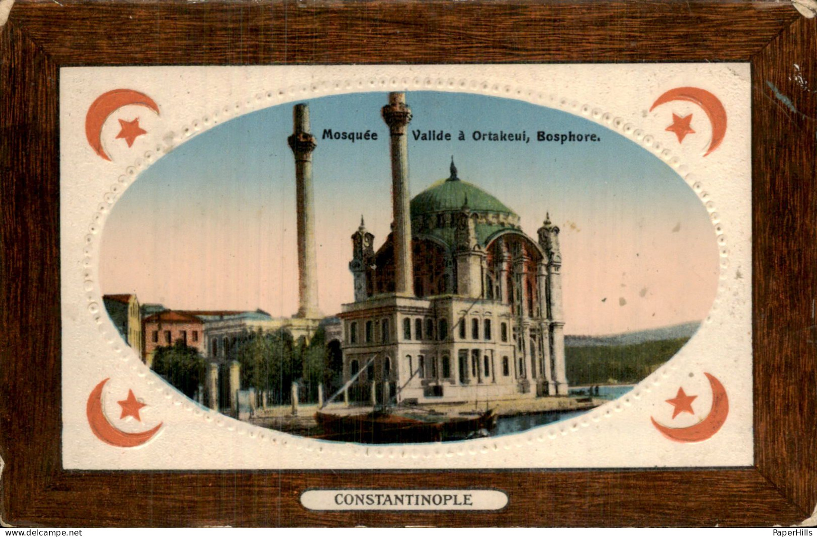 Turkije Turkey - Constantinople - Mosquée Valide à Ortakeui, Bosphore.