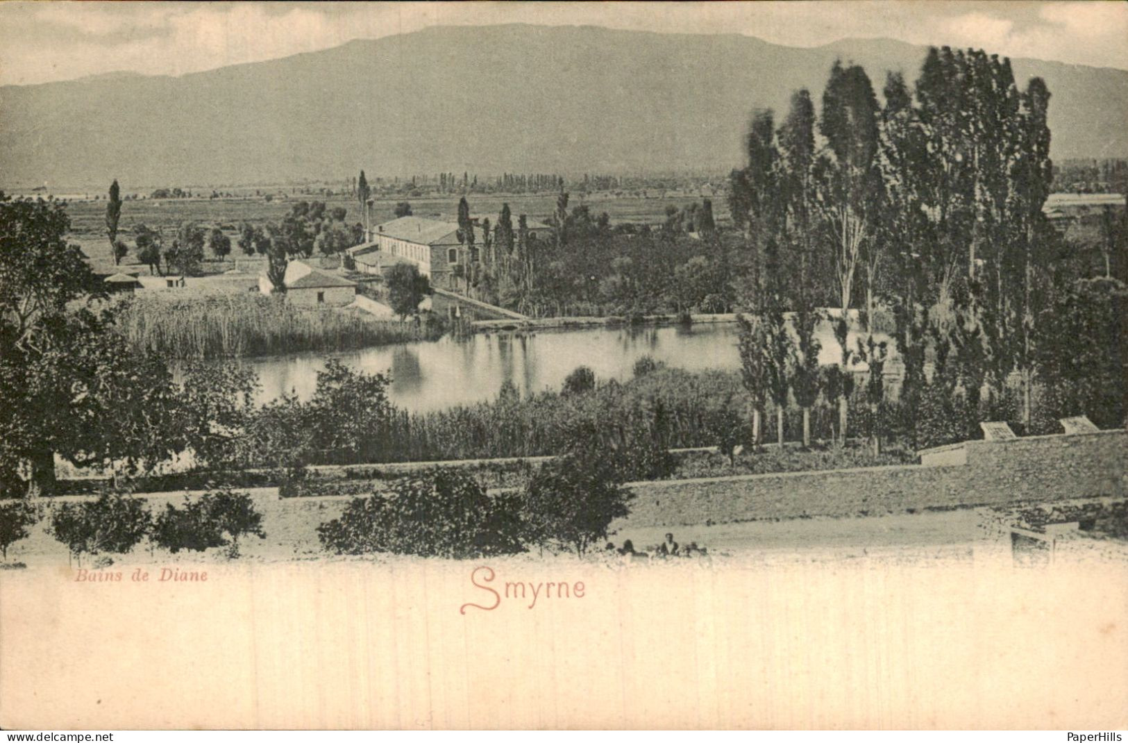 Turkije Turkey - Smyrne - Bains de Diane