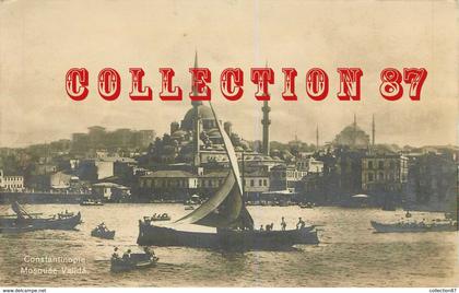 CONSTANTINOPLE ☺♦♦ MOSQUEE VALIDA - REAL PHOTOGRAPH POSTCARD - TURKEY - TURQUIE - TURKEI - TURKIJE - TURCHIA - TURQUIA