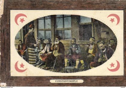 CPA Constantinople Hommes Folklore