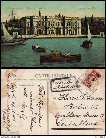 Istanbul Konstantinopel | Constantinople Palais de Beylerbey. 1913