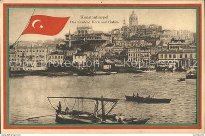Konstantinopel Konstantinople Goldenes Horn und Galata