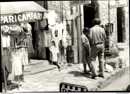 Photo Paphos Zypern, Geschäft, Passanten
