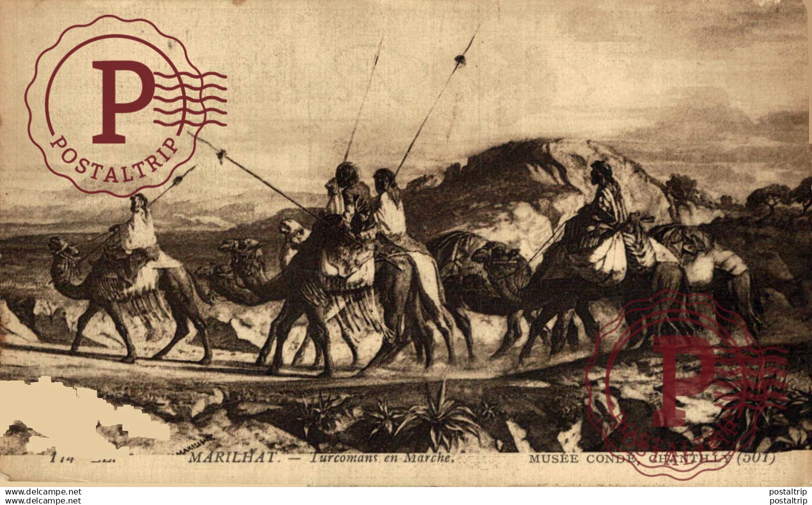 TURKMENISTAN. Marilhat - Turcomans en marche
