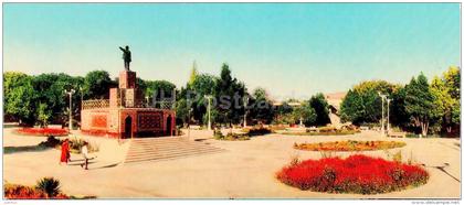 monument to Lenin - Ashkhabad - Ashgabat - 1968 - Turkmenistan USSR - unused