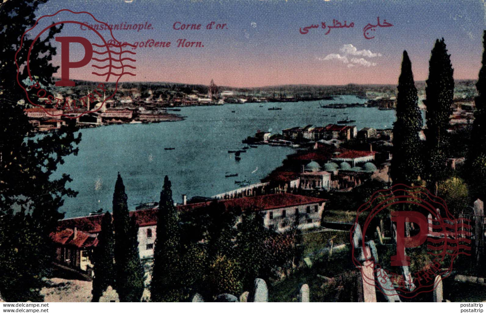 TURQUIA. TURQUIE. CONSTANTINOPLE. CORNE D'OR.
