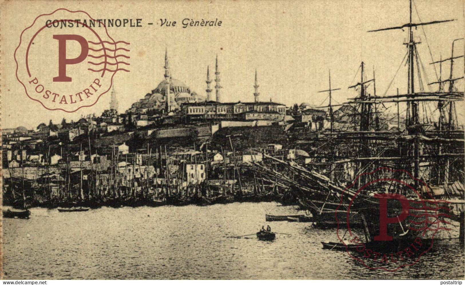 TURQUIA. TURQUIE. CONSTANTINOPLE. VUE GÈNÈRALE