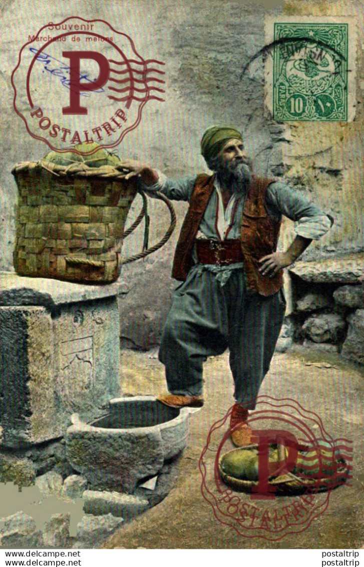 TURQUIA. Turquie : Souvenir , Marchand de melons