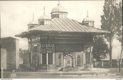 Constantinople Fontaine Sultan Ahmed