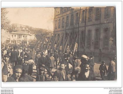 CPA Carte Photo Constantinople Pendaison  - Genocide Armenien par les Turcs - Armenie