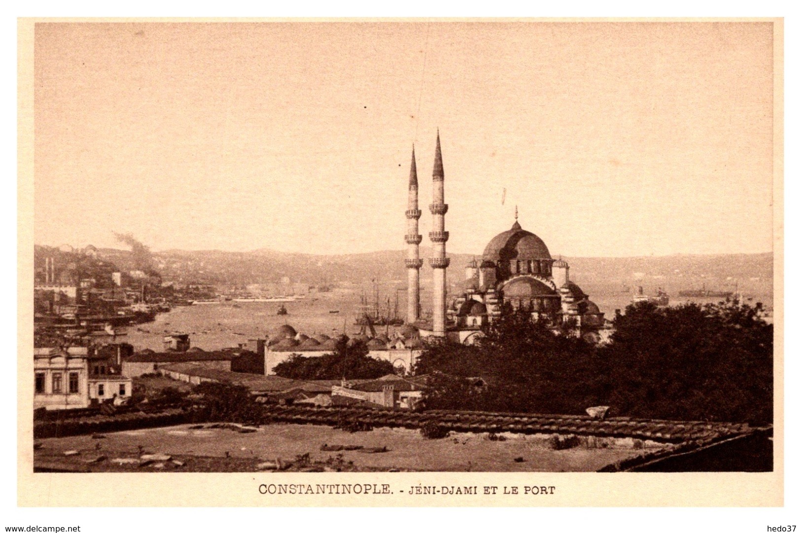 Turquie - Constantinople - Jeni-Djami et le Port