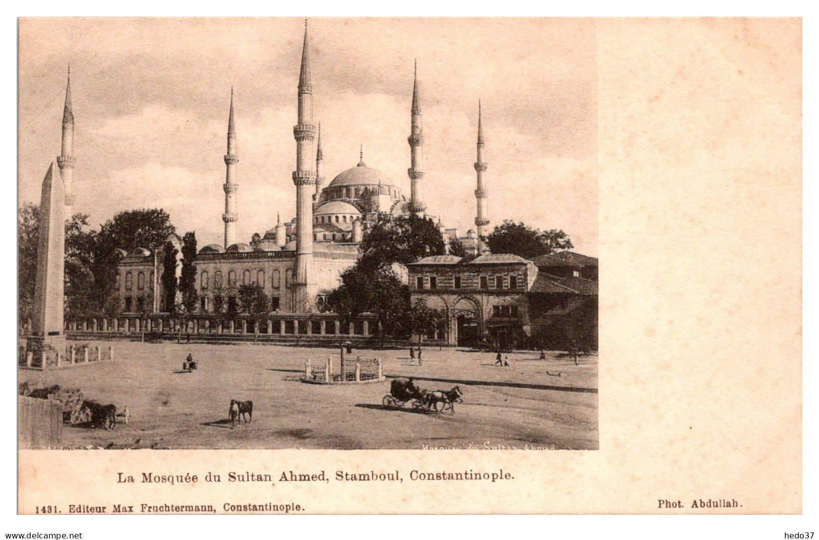Turquie - Constantinople - La Mosquée du Sultan Ahmed