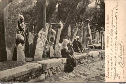 Turkije Turkey - Constantinople - Cimetière turc à Scutari