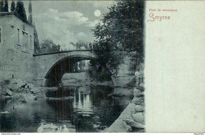 Turkije Turkey - Smyrne - Pont de caravanes